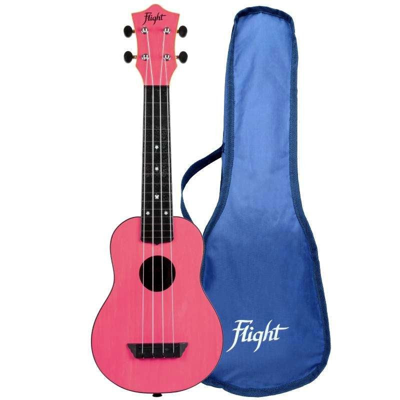 Flight Tus35 Abs Travel Soprano Ukulele Pink