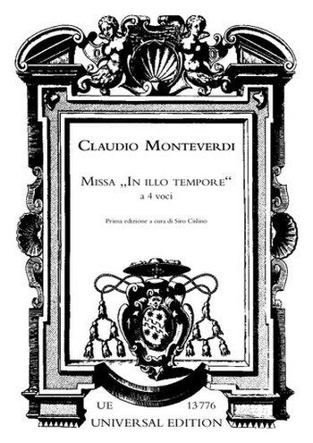 Monteverdi - Missa in Illo Tempore Satb/basso Continuo