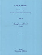 Mahler - Symphony No 3 Full Score