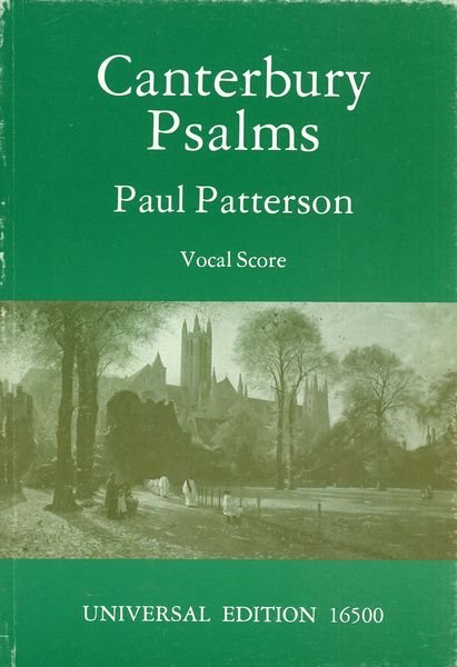 Patterson - Canterbury Psalms Op 44 for Satb/piano