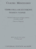 Monteverdi - Vespro Della Beata Vergine Ssattb/piano