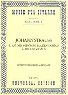 Strauss - 2 Waltzes Blue Danube/at Our House for Guitar