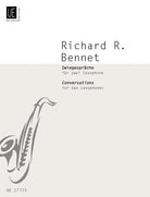 Bennett - Conversations for 2 Saxophones
