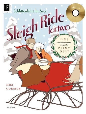 Sleigh Ride for Two Arr Cornick Piano Duet Bk/cd