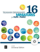 Dehnhard - 16 Miniatures for Flute/piano Bk/cd