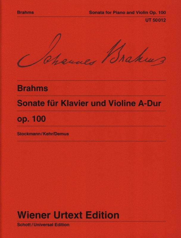 Brahms - Sonata a Maj Op 100 Violin/piano