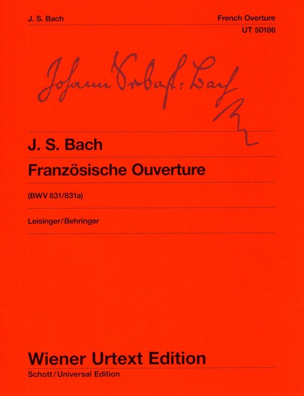 Bach - French Overture Bwv 831 831a Urtext