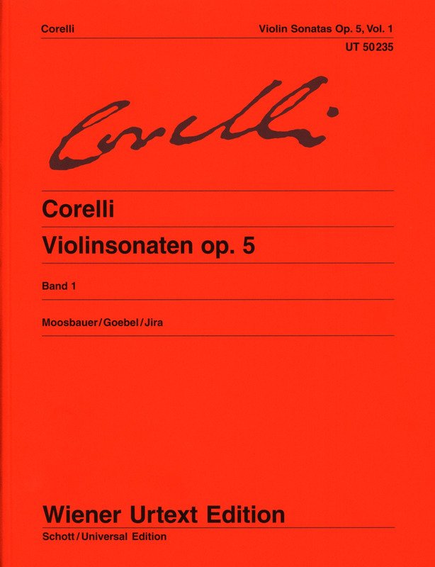 Corelli - Violin Sonatas Op 5 Vol 1 for Violin/piano
