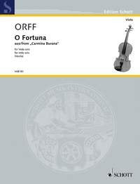 O Fortuna From Carmina Burana Viola Solo