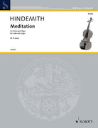 Hindemith - Meditation for Viola and Organ