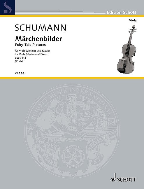 Schumann - Fairy Tale Pictures Op 113 for Viola and Piano
