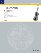 Telemann - Concerto G Major Twv 40:202 for 4 Violas Sc/pts