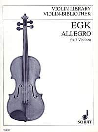 Egk - Allegro for 3 Violins