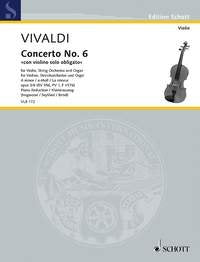 Vivaldi - Concerto No 6 a Min Op 3/6 Rv 356 Violin/piano