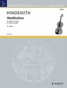 Hindemith - Meditation for Violin/organ