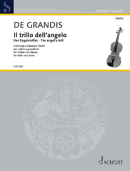 Grandis - the Angels Trill for Violin/piano
