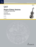 Say - Rusen Gunes Anisina Op 92c Violin Solo