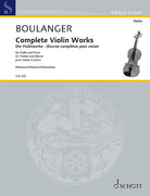 Boulanger - Complete Violin Works for Violin/piano