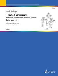Badings - Trio Cosmos for 3 Violins