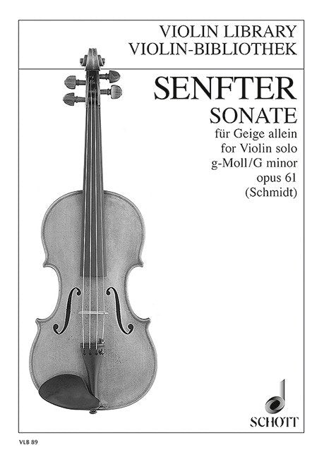 Senfter - Sonata G Minor Op 61 Violin Solo