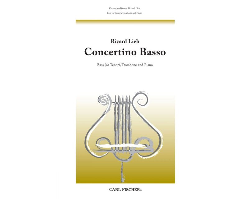 Lieb - Concertino Basso Bass Trombone/piano