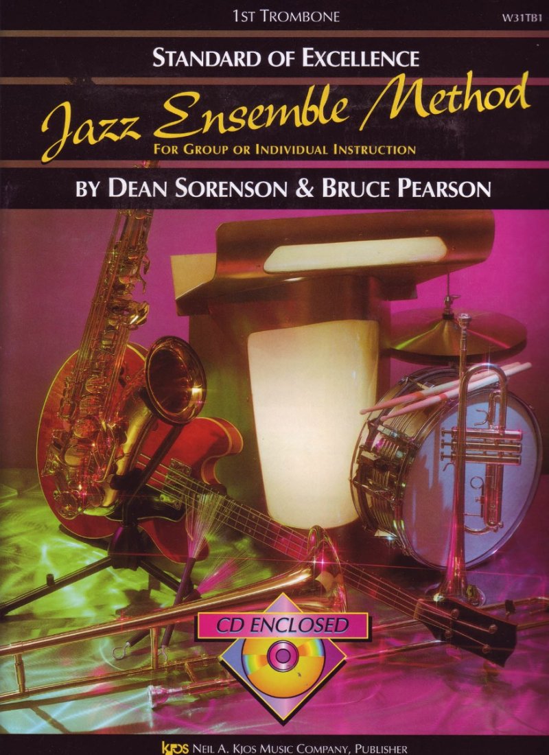Soe Jazz Ensemble Method 1st Trombone Bk/ola