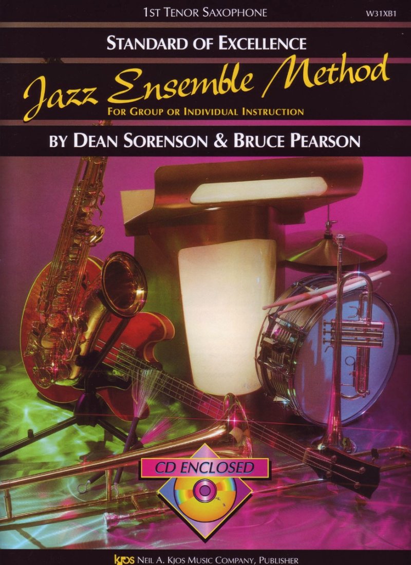 Soe Jazz Ensemble Method 1st Tenor Saxophone Bk/cd