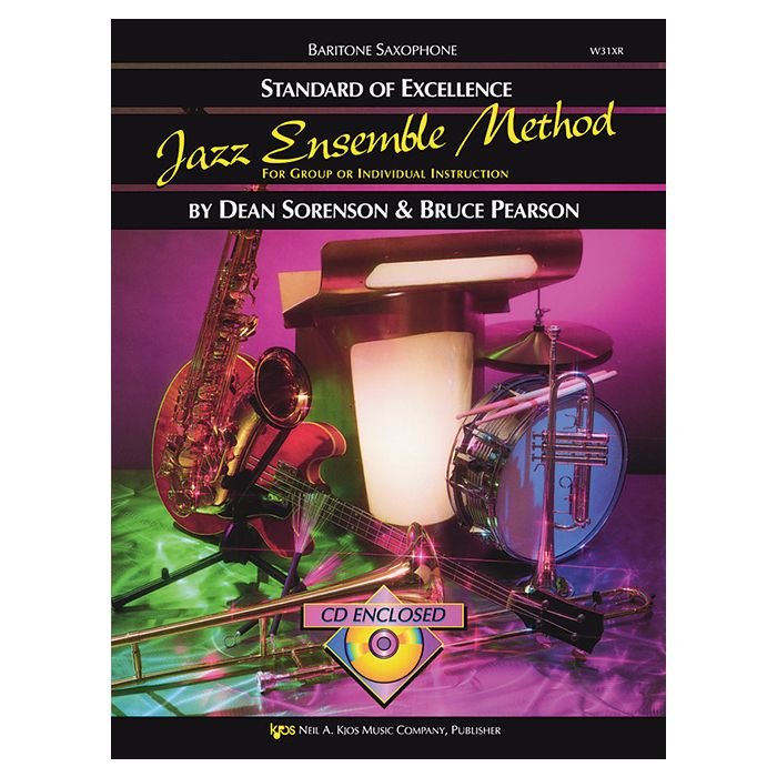 Soe Jazz Ensemble Method Baritone Saxophone Bk/cd