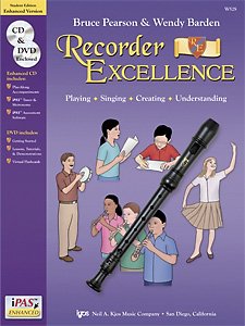 Recorder Excellence Student Bk/cd/dvd/ipas