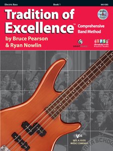 TRADITION OF EXCELLENCE BK 1 ELECTRIC BASS BK/OLA