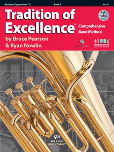 TRADITION OF EXCELLENCE BK 1 BARITONE/EUPHONIUM TC BK/OLA