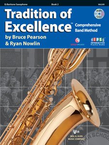 TRADITION OF EXCELLENCE BK 2 BARITONE SAX BK/OLA