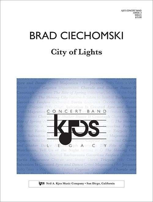 City of Lights for Concert Band Cb3 Sc/pts