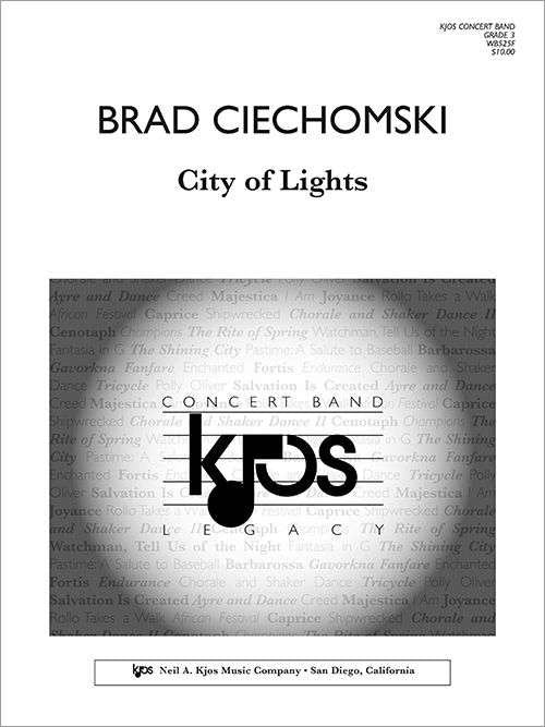 City of Lights for Concert Band Cb3 Full Score