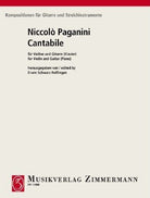 Paganini - Cantabile for Violin/guitar (piano)